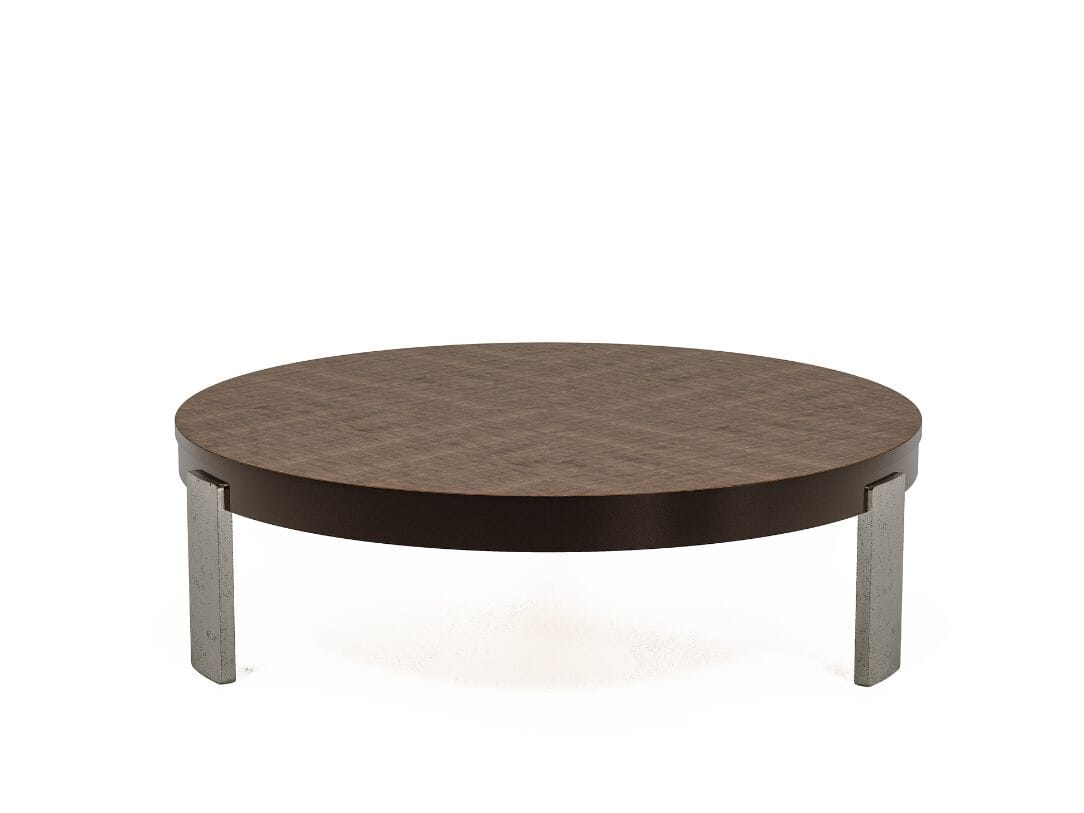 Деревянный низкий круглый журнальный столик GUERRA VANNI Studio Privè ARCH-00075617