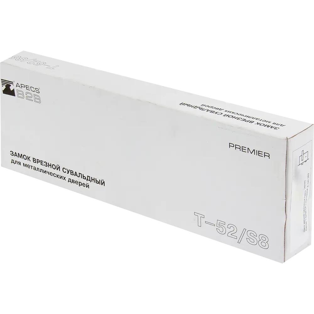 Замок врезной сувальдный Apecs Premier T-52/S8-CR, цвет хром STLM-2132818 - Вид №7