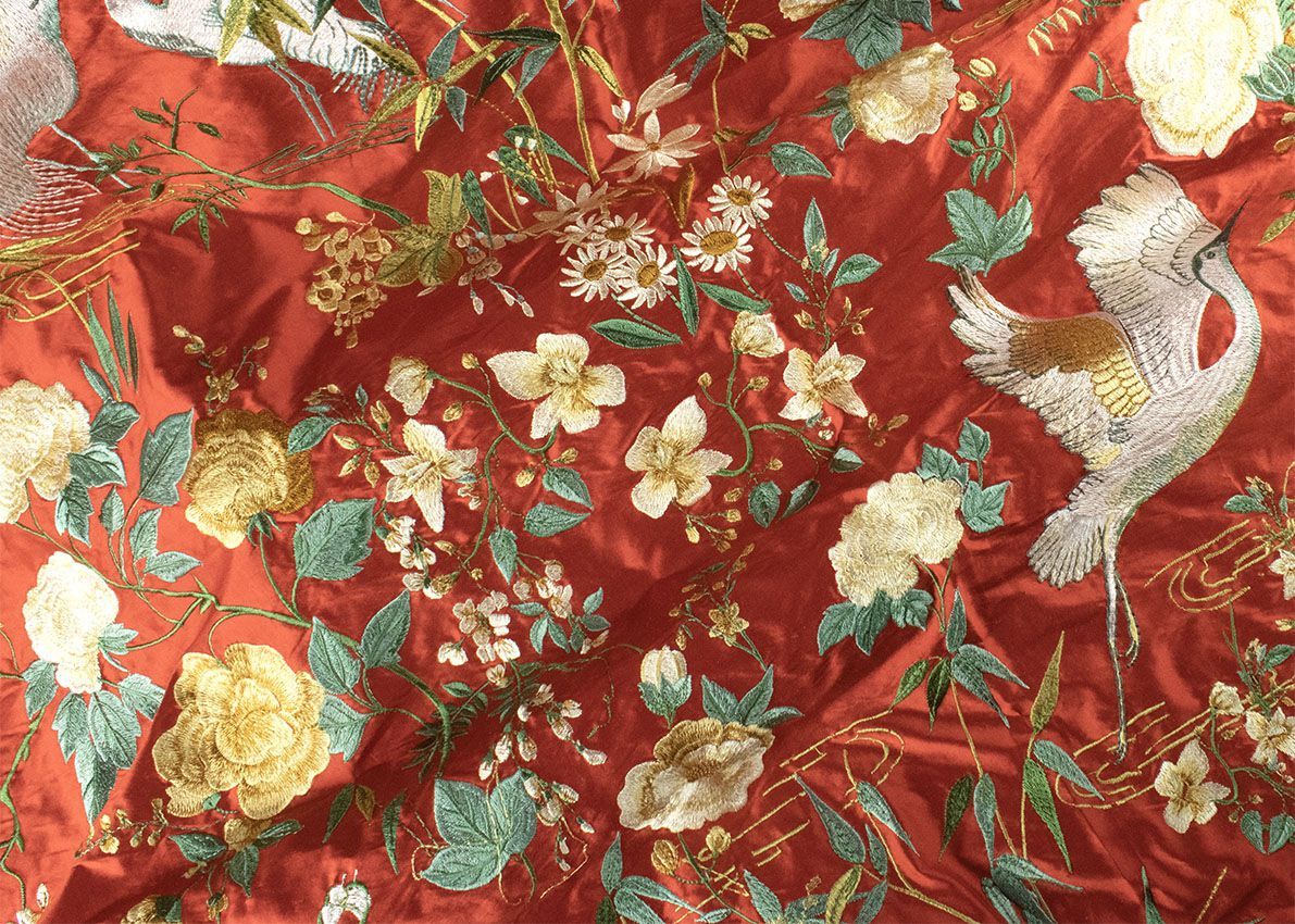 Обивочная ткань с цветочным рисунком Jannelli&Volpi СП GRANDE CORNICHE FABRICS ARCH-00148006 - Вид №2