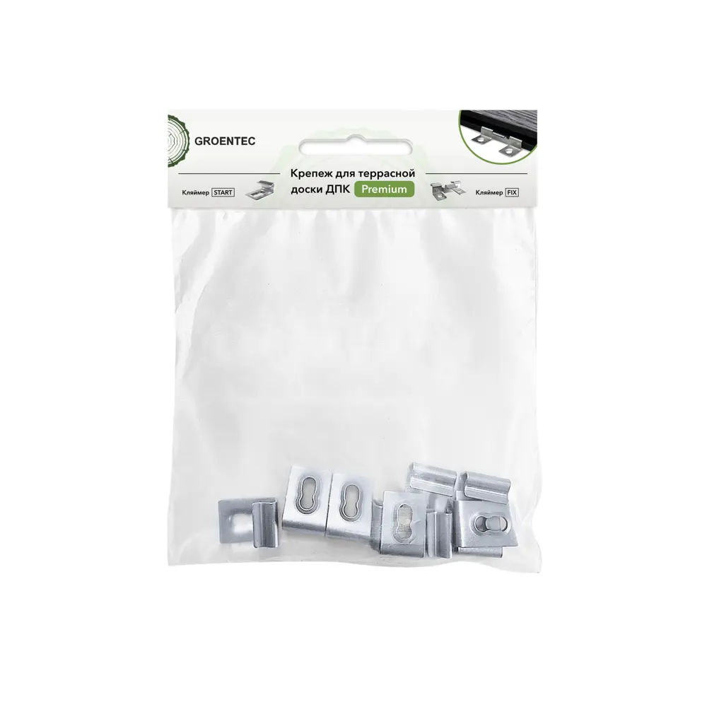 Крепеж для террасной доски Hilst Start Premium 9x40x20 мм нержавеющая сталь 10 шт STLM-2137160 - Вид №2