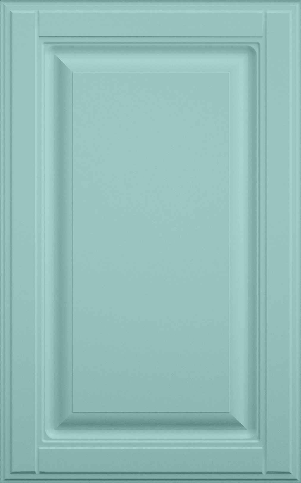 Фасады для кухни Кантри Фрезеровка «Прямоугольник Фолк» 803 Бирюзовая пастель SIDAK SIST2588-4723