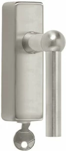 Formani Оконная ручка dk никель с замком Timeless 1910l-dklock-o