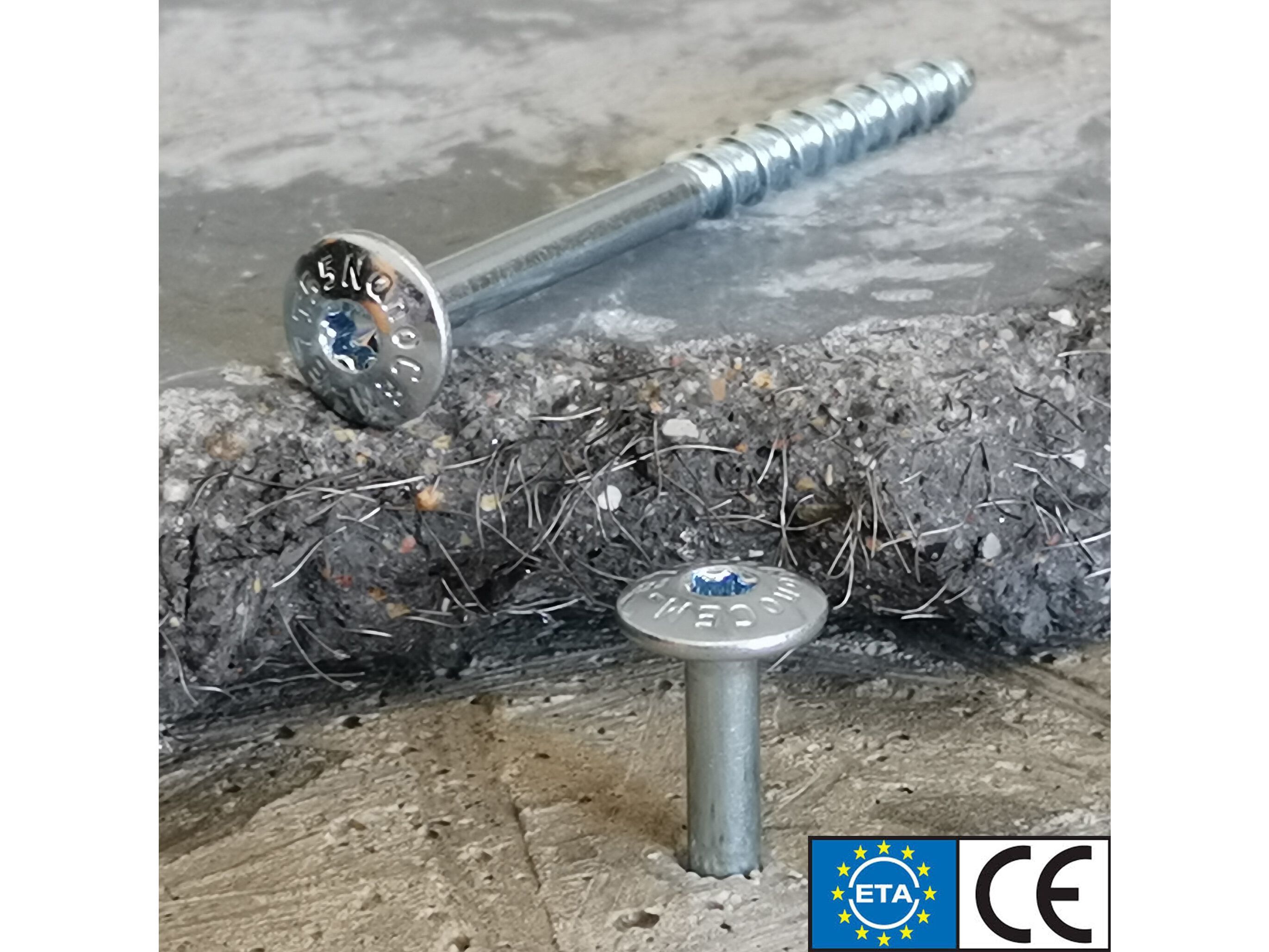 Оцинкованный винтовой соединитель для бетонной съемки TECNARIA NANO CEM-E ARCH-00097451