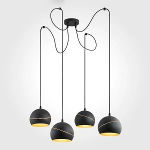 Подвесная люстра TK Lighting 2221 Yoda Black Orbit TK LIGHTING YODA BLACK ORBIT 186896 Черный