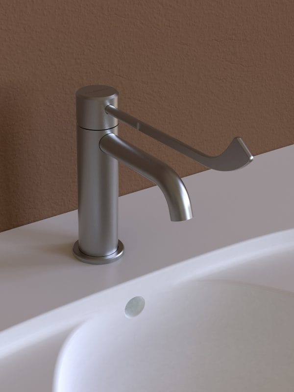 Однорычажный смеситель для раковины из нержавеющей стали Ceramica Flaminia ARCH-00054624 - Вид №1