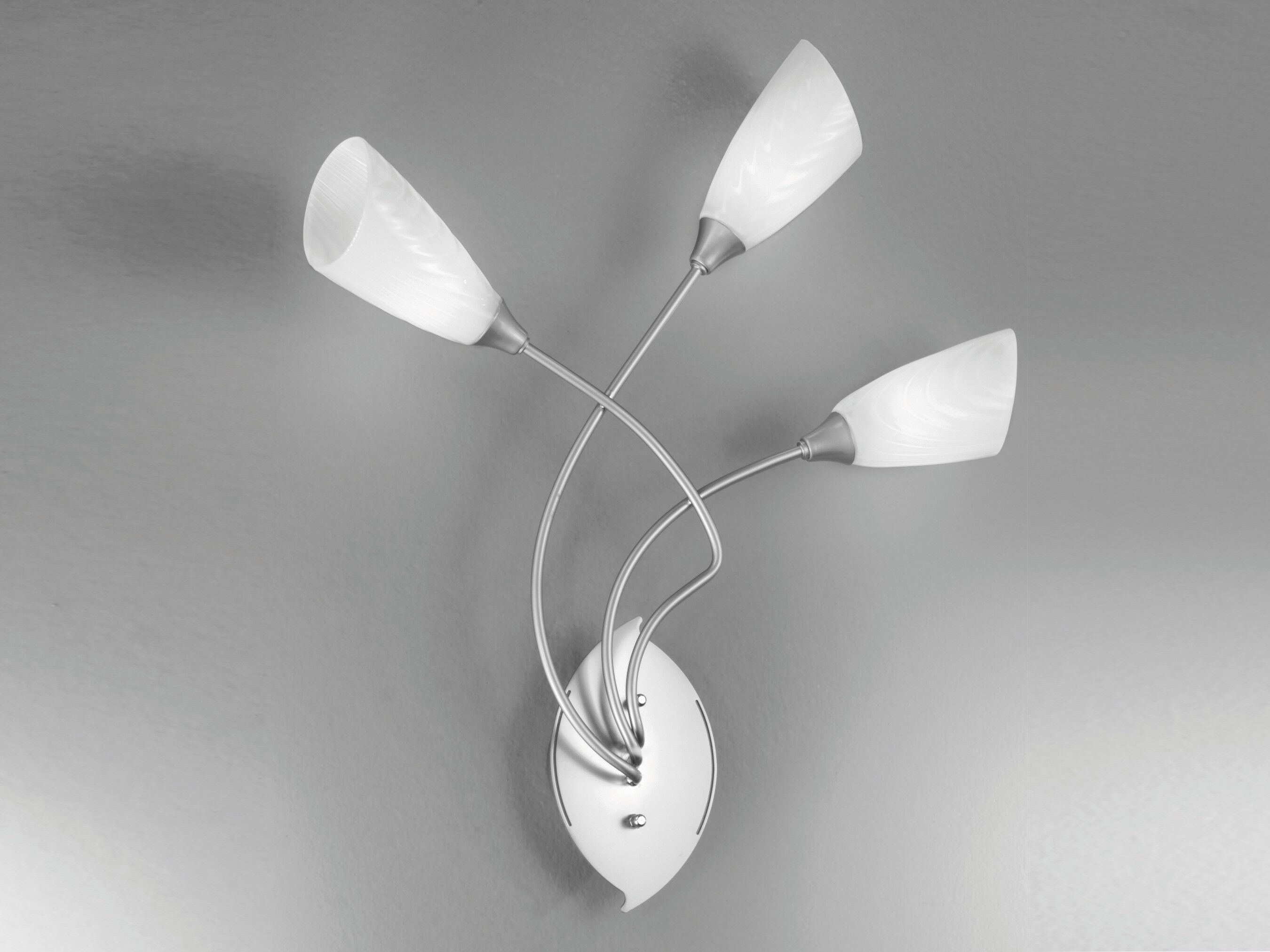 Светодиодный настенный светильник из стекла и металла Cremasco Illuminazione световые работы ARCH-00029035 - Вид №1