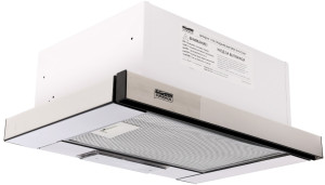 1024735 Вытяжка телескопическая KRONA  KAMILLA 450 1М белый/серебристый