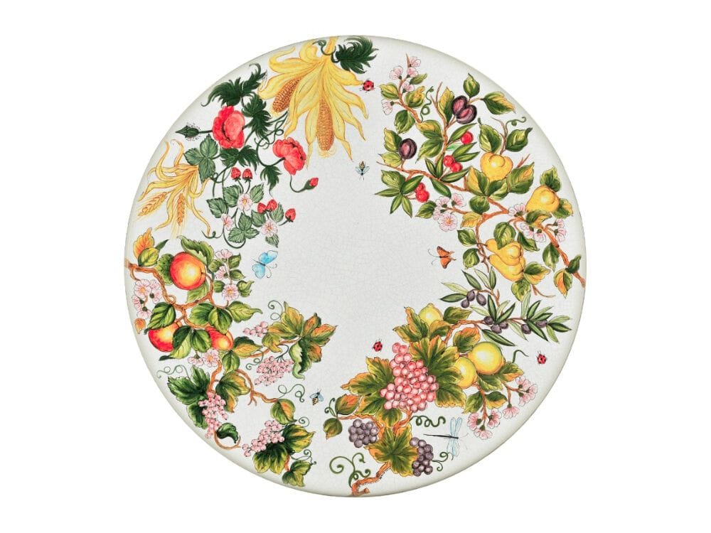 Круглый стол из лавового камня Grandi Maioliche Ficola природа ARCH-00098179 - Вид №1