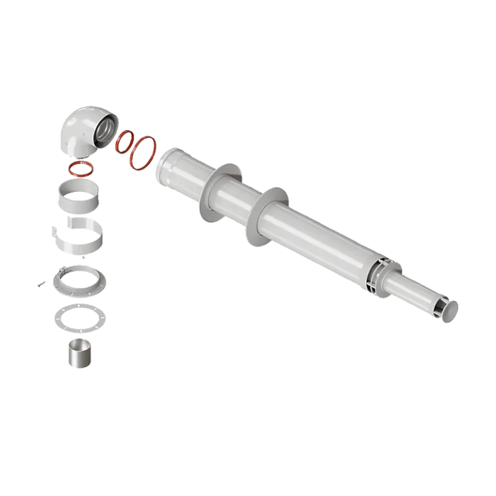 Комплект дымохода коаксиальный Royal Thermo D60/100 мм 1 м антилед Отсутствует STLM-2068199