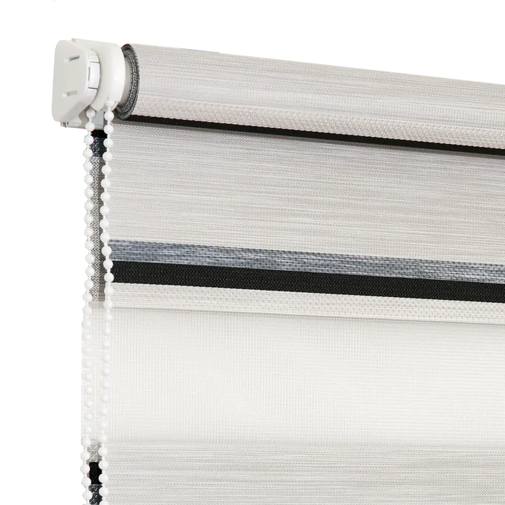 Штора рулонная день-ночь Лечче 160x175 см серая MIAMOZA STLM-2170125 - Вид №1