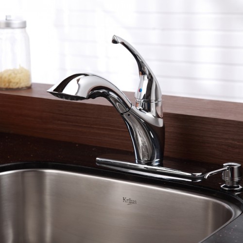 KBU12-KPF2210ORB-KSD30ORB Накладная раковина на столешницу  прямоугольная Krausru  - Вид №2