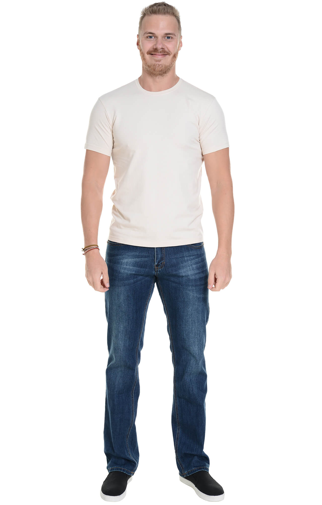 62068 Футболка мужская бежевая LUXE  Одежда для официантов  размер S  - Вид №5