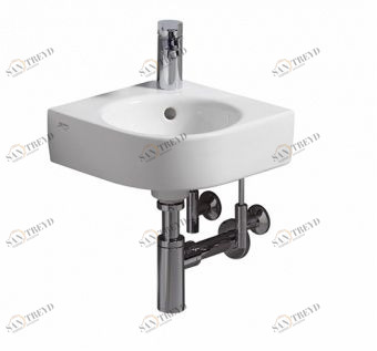 276132000 Подвесная раковина настенная круглая Keramag  белая 