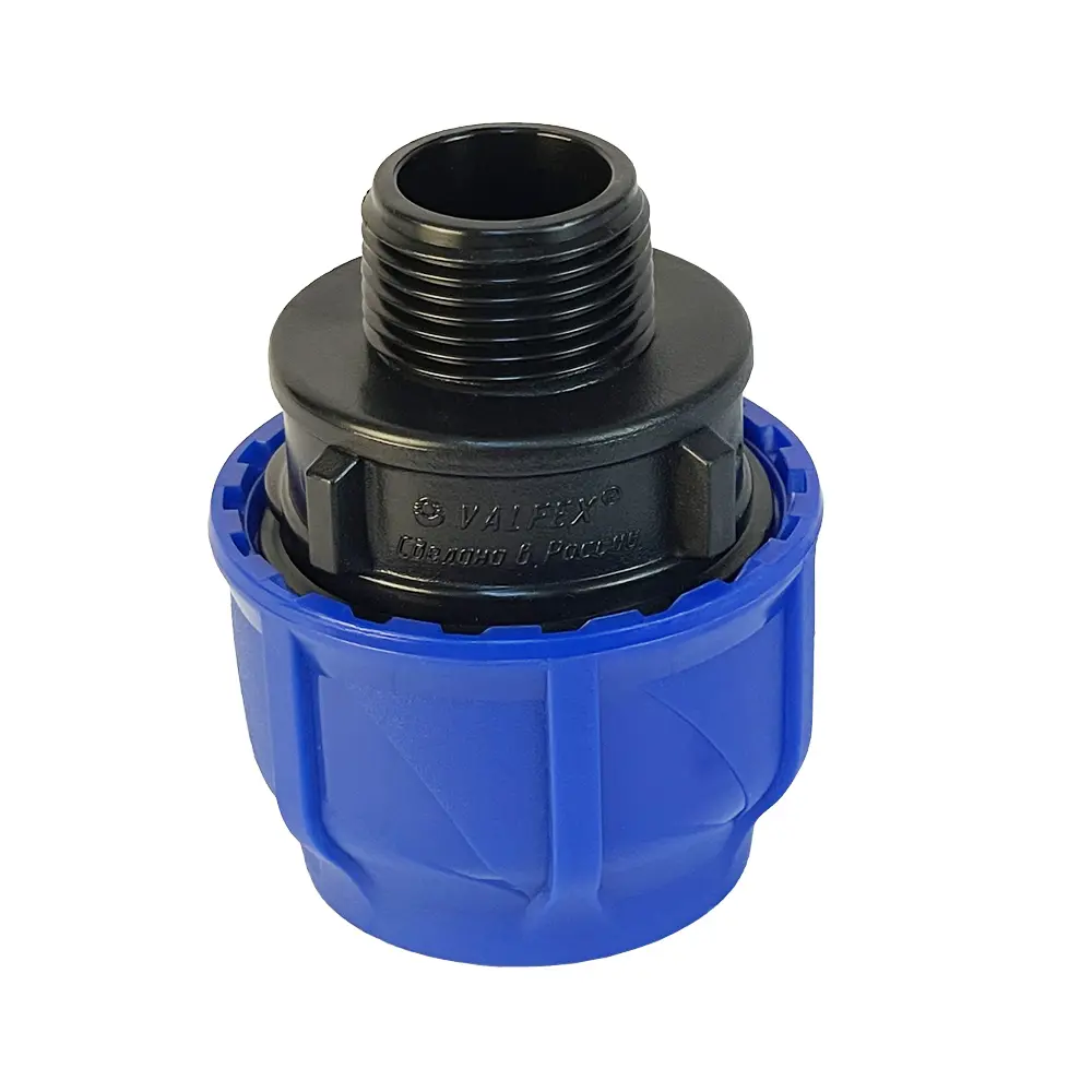 Муфта комбинированная ПНД Valfex 1"x40 мм НР 121001140100 86922431 STLM-2165095  - Вид №2