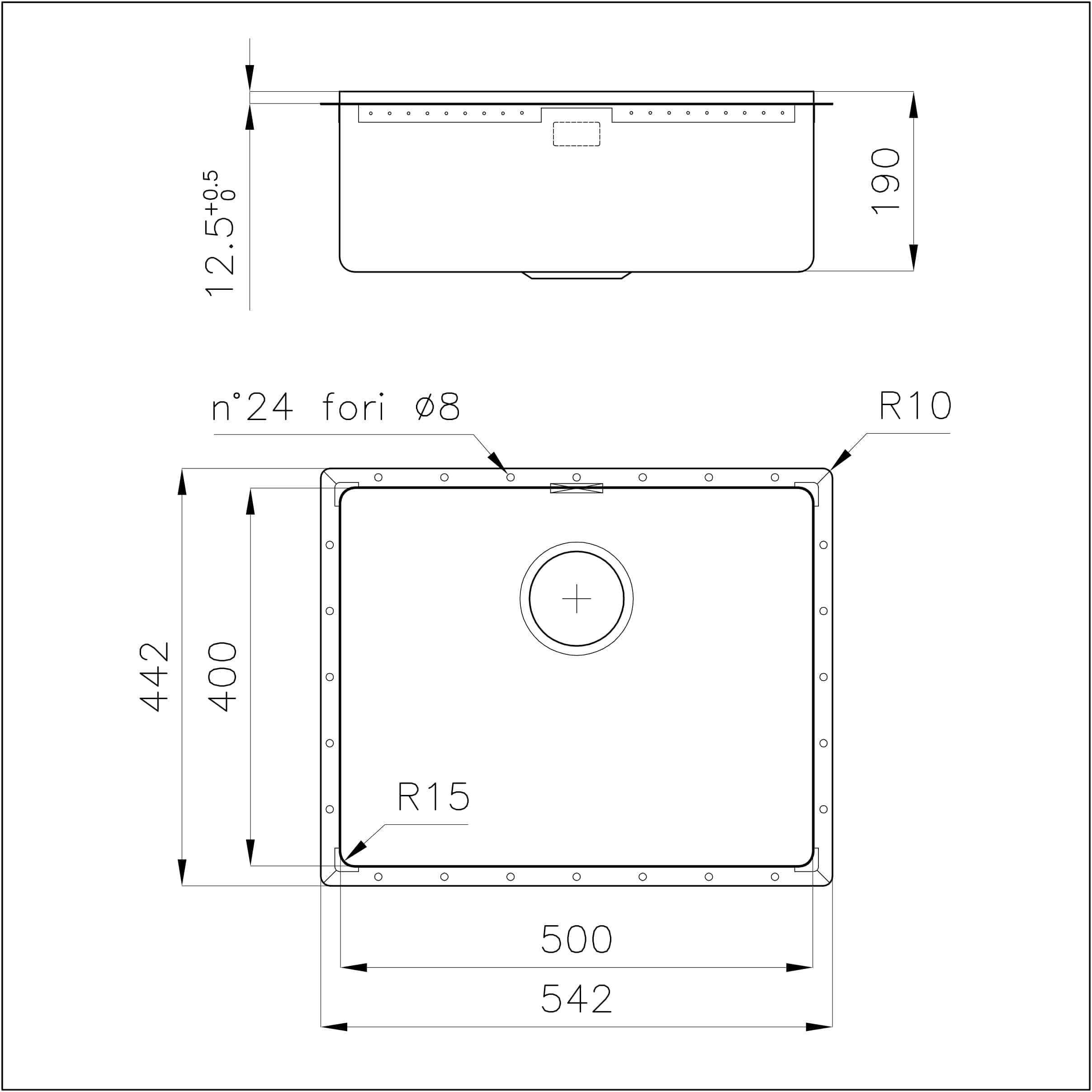 4155019 Раковина Phantom Edge Gold - 4155019 Fosterspa  - Вид №1