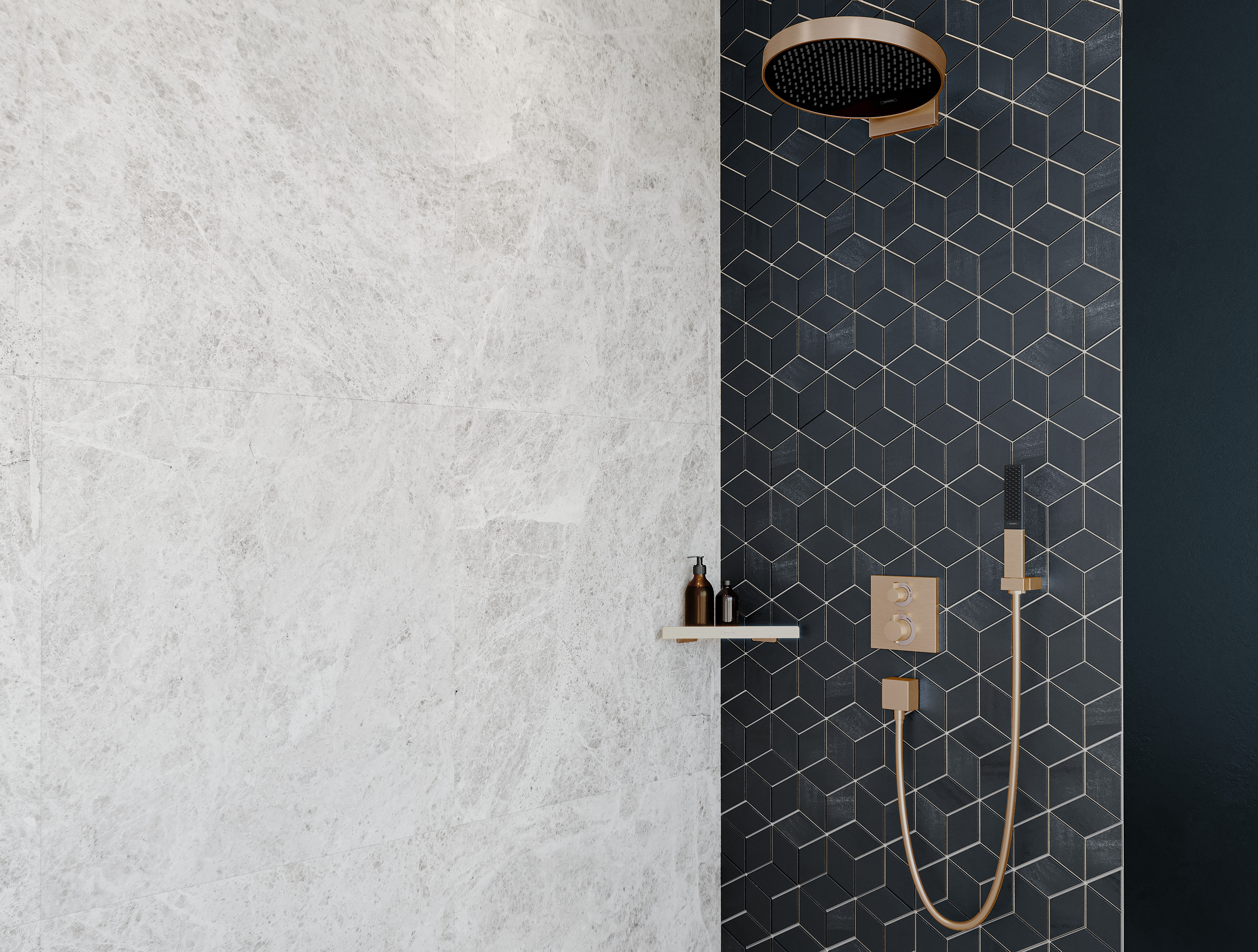 26866340 Ручной душ Rainfinity Baton 100 1jet Hansgrohe  - Вид №4