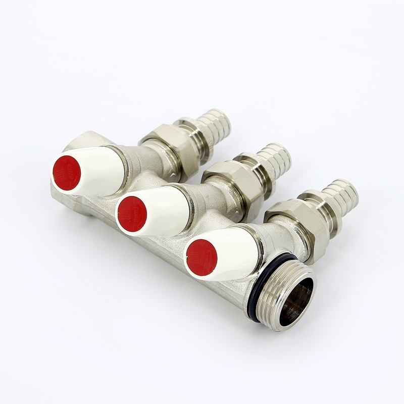 Коллектор G1 Rehau 3 отвода G 3/4 + переходник евроконус 20-G 3/4 (3 шт.) 169205 - Вид №2