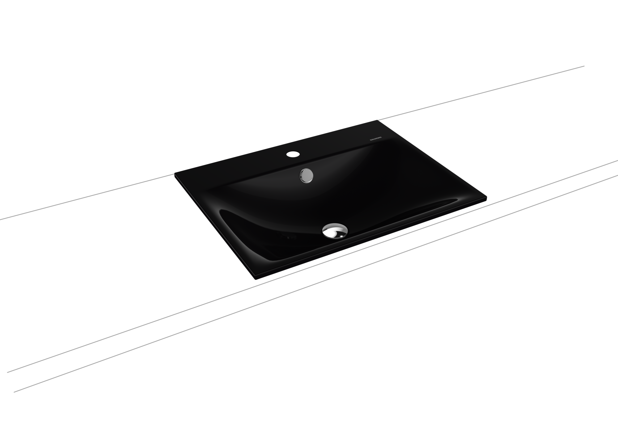 Умывальник KALDEWEI Сталь эмалированная 3037 178 черный 30373319178