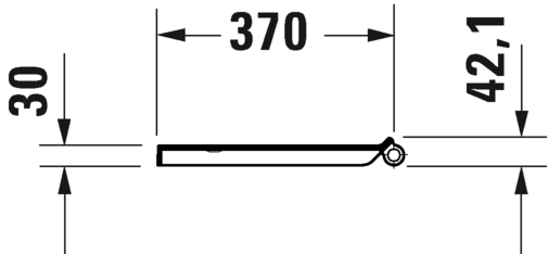 0021390000 Крышка сиденье для унитаза Duravit  - Вид №2