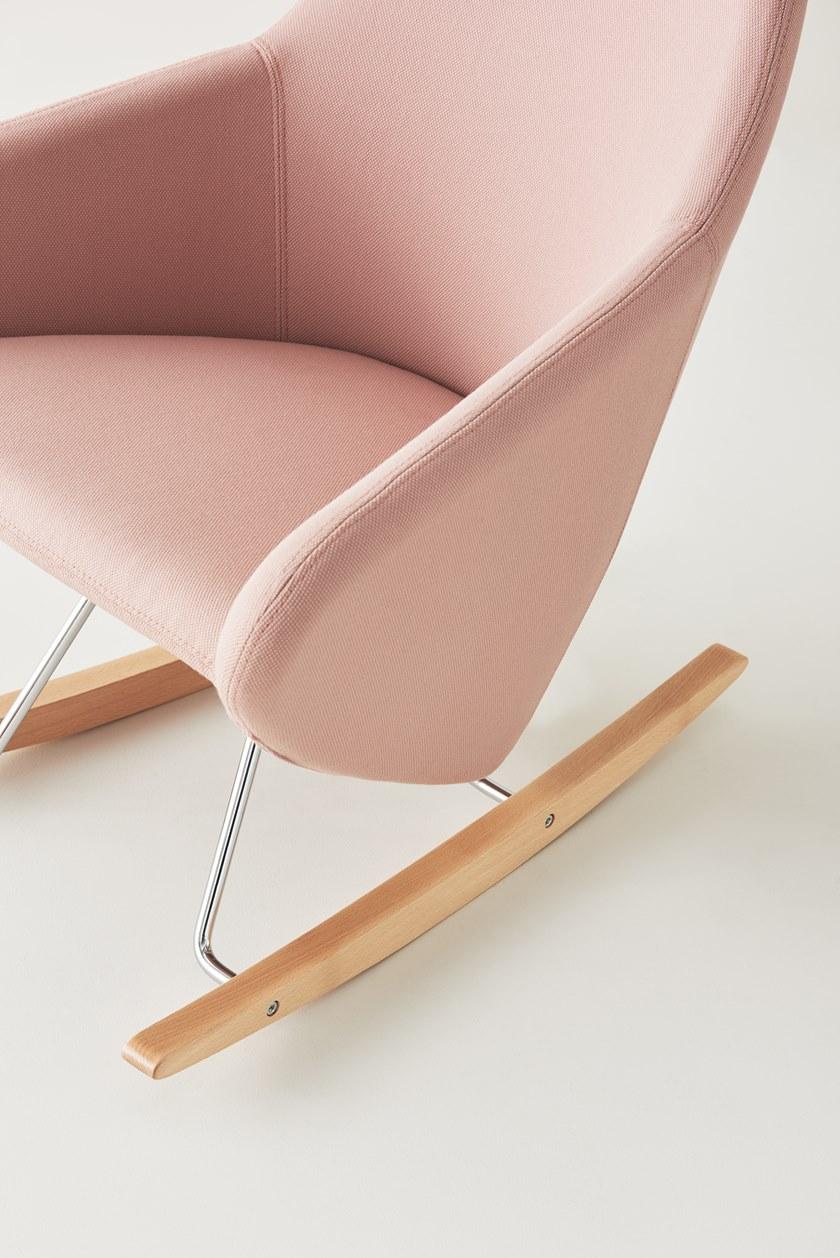 Segis Кресло-качалка из ткани с подлокотниками  I142  - Вид №5