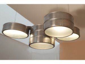 Металлический подвесной светильник