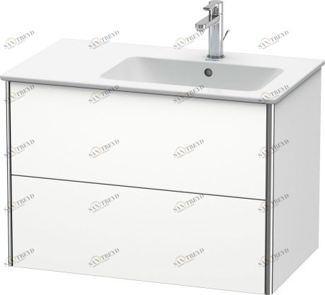 XS417701818 Тумбочка подвесная XSquare #XS4177 810 x 478 мм Белый матовый, декор Duravit