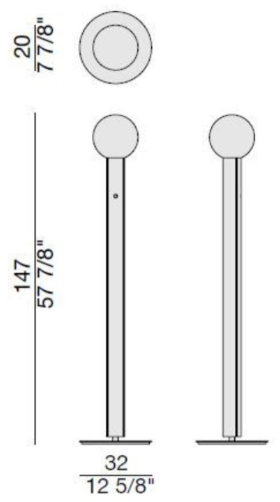 Porada Торшер Ash с диммером Nineteen sun-id-1379509 - Вид №1