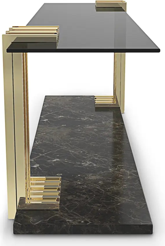 Длинный столик LUXXU Vertigo 215 - Вид №3