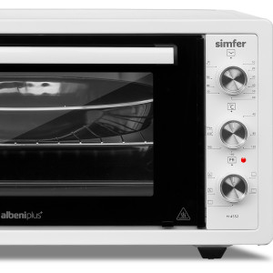 91200198 Электропечь M4552 59x33x38.5 см 1400 кВт цвет белый STLM-0515553 SIMFER