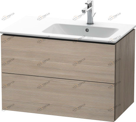 LC629203131 L-Cube Тумбочка подвесная Сосна серебристая, декор Duravit