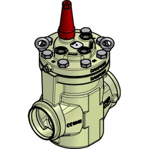 Danfoss ICS — сервоприводные клапаны с пилотным управлением ICS 100 (A 100 ) Клапан-регулятор давл. 027H7121