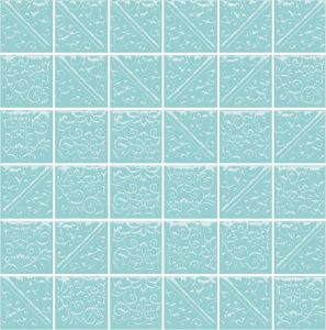 Ла-Виллет бирюзовый пл. стена 30,1х30,1 кор (0,634м2) пал (22,824м2)