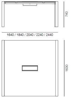 PROF Прямоугольный стол для совещаний с системой управления кабелями Extralight sun-id-1434582 - Вид №10