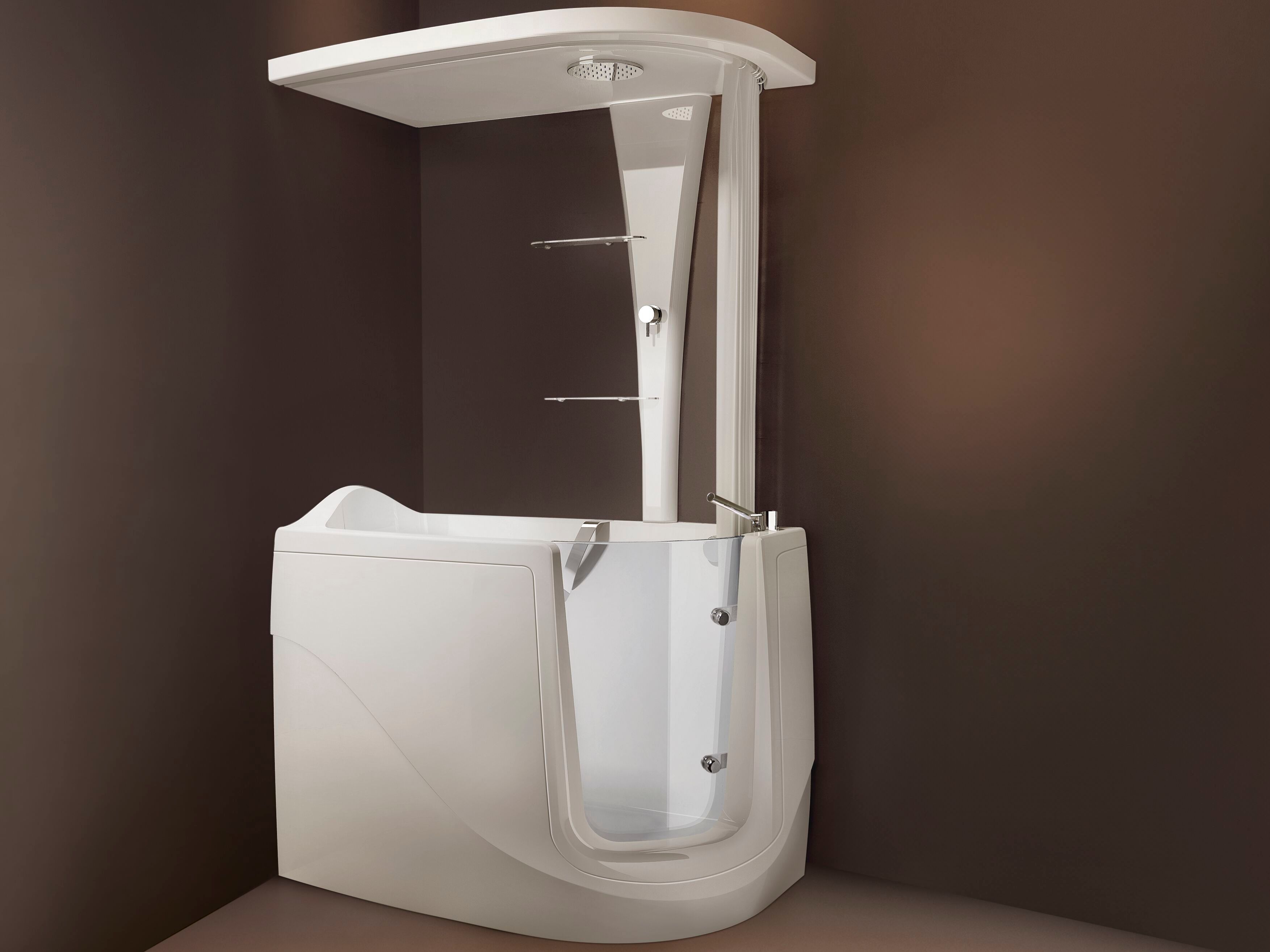 Угловая ванна с душем Gruppo Treesse мебель для ванной комнаты - специальная линия ARCH-00039744