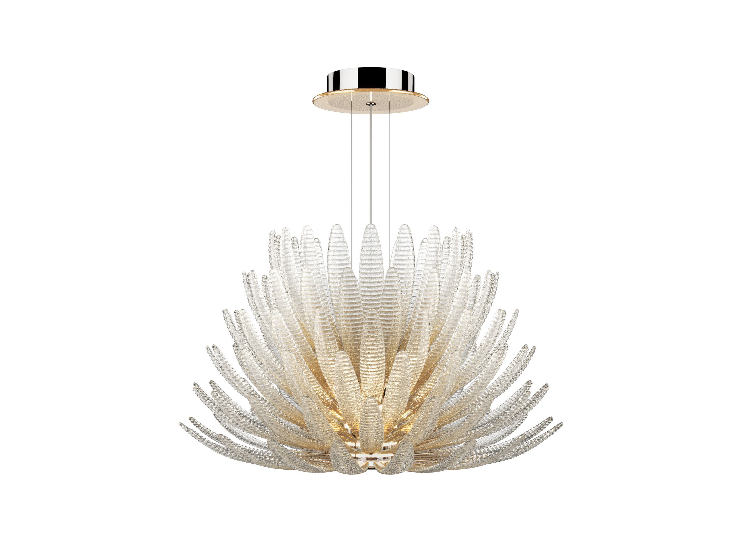 Венецианский Кристалл ручной работы подвесной светильник Barovier&Toso Агава ARCH-00065775 - Вид №1