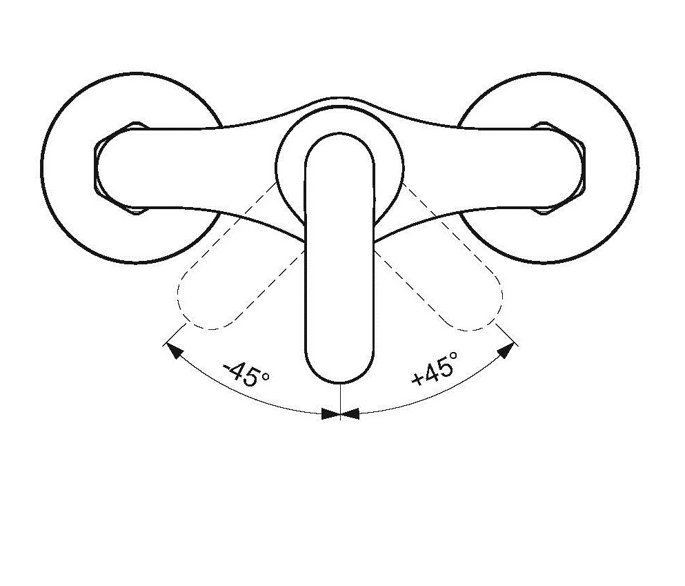 BA387AA Смеситель для душа VIDIMA FINE  - Вид №1