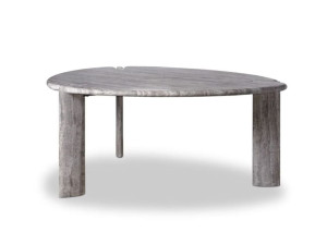 Мраморный садовый стол произвольной формы