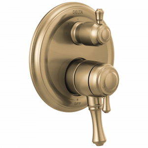 T27897-CZ Трим клапана серии Traditional Monitor® 17 со встроенным переключателем на 3 положения Delta Faucet Delta Шампанское бронза