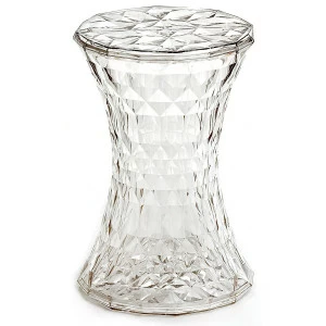 Приставной столик круглый прозрачный 30 см K-LT-1 GRAUM  304091 Прозрачный