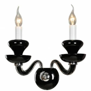 Бра на 2 лампы графит Newport Black 1902/A NEWPORT СВЕЧА 00-3931111 Черный