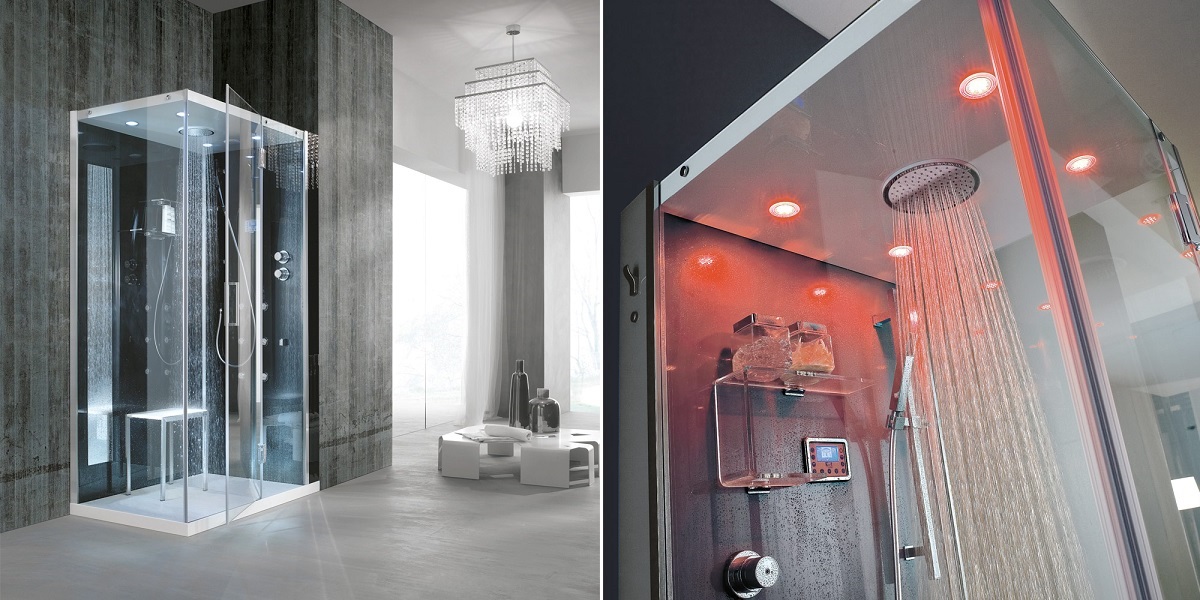 Душевая кабина угловая Tempo JUNIOR 90/90 см 1TPA2D3 Gruppo Geromin - Вид №1