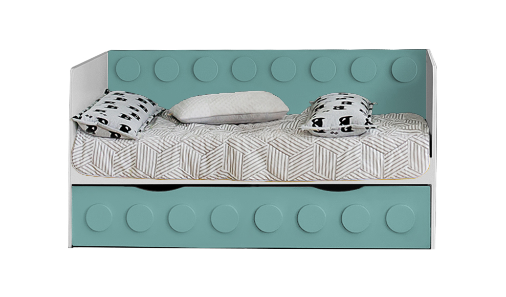 Детский диван-кровать с дополнительным спальным местом "Леголенд" МАНДАРИН ЛЕГОЛЕНД 178710 Красный Santreyd  - Вид №3