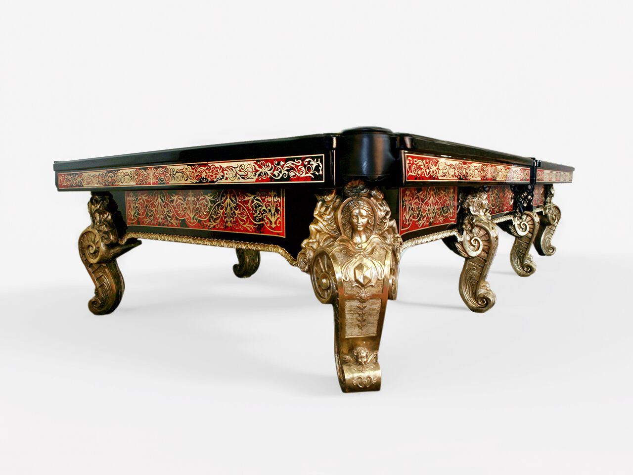 Деревянный и металлический прямоугольный бильярдный стол Hermelin biliardi классические игровые столы ARCH-00117647 - Вид №2