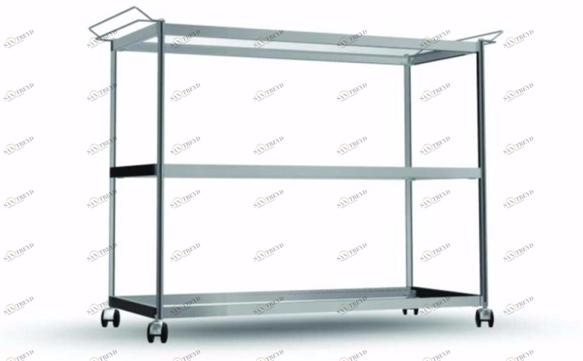 Alias Тележка из алюминия и стекла Sec sun-id-1443633
