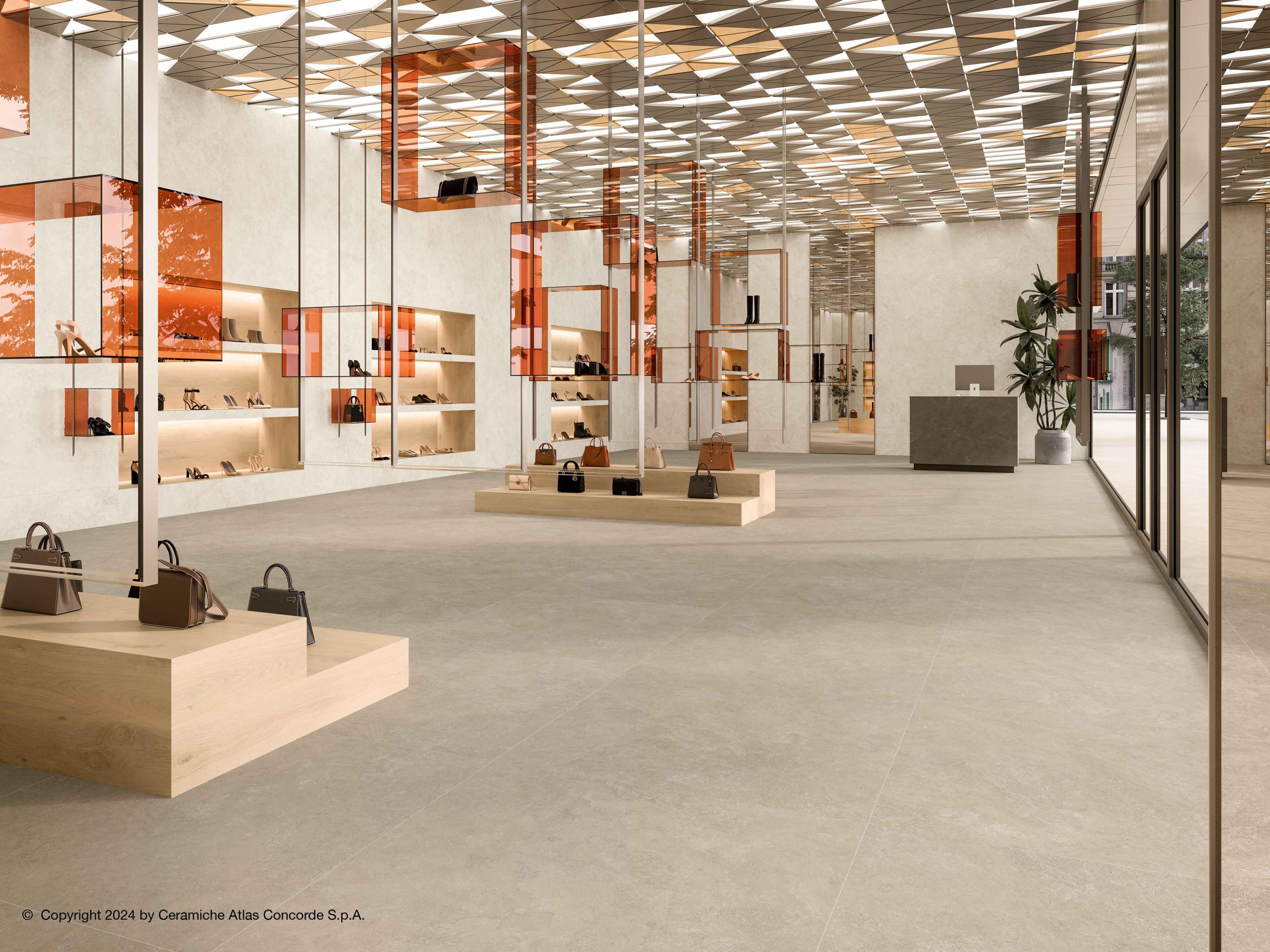 Пол / облицовка керамогранита с эффектом камня Atlas Concorde Boost Icor ARCH-00113949 - Вид №37