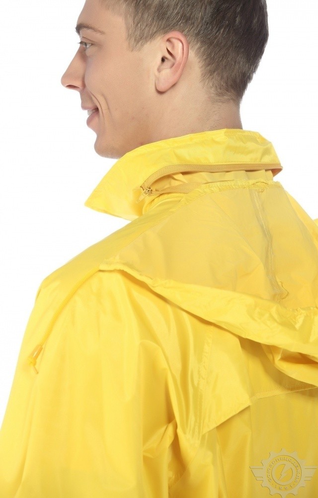 5041808 Плащ Альбатрос влагозащитный ЛАЙТ М желтый  Непромокаемая спецодежда  размер L  - Вид №9