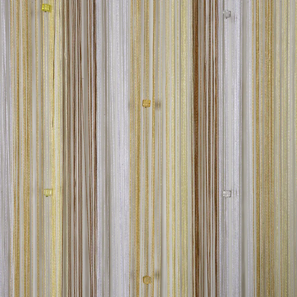 Кисея, 300x280 см, цвет шоколад/золото/экрю/белый INSPIRE STLM-2206785 - Вид №1