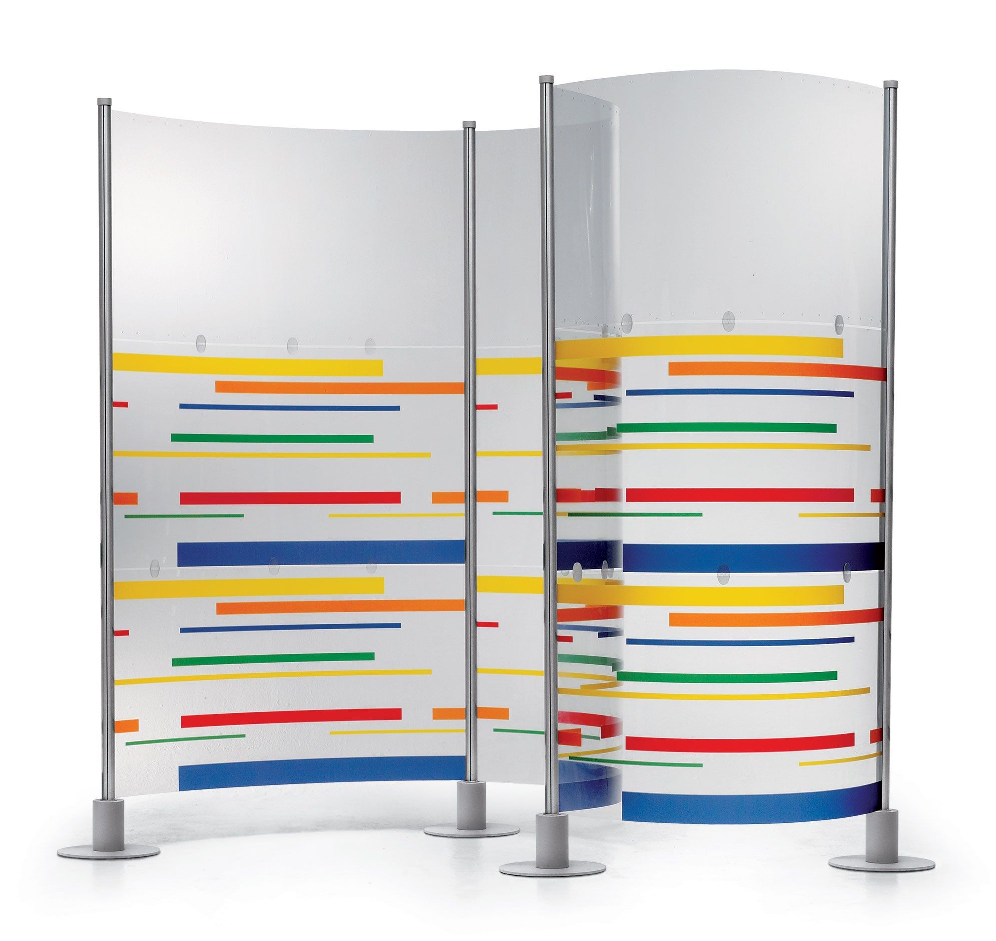 ПВХ модульная отдельно стоящая офисная перегородка Slalom ARCH-00039324 - Вид №15