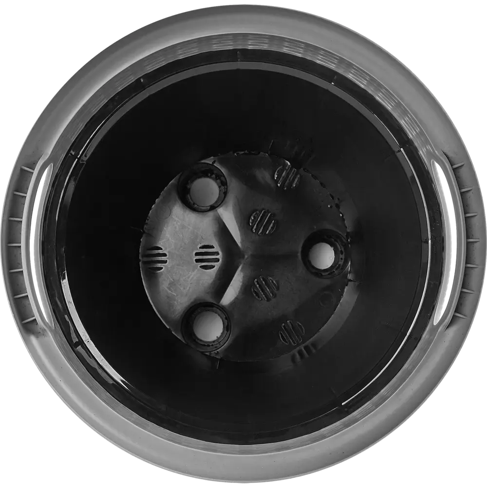 Кашпо для цветов Ingreen Rattan ø38 см v30 л пластик серый STLM-2019036 - Вид №2