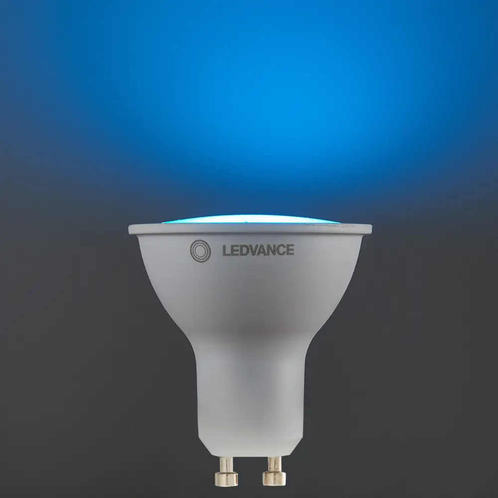 Набор умных ламп светодиодных Wi-Fi Ledvance Smart Plus GU10 220-240 В 5 Вт спот прозрачная 350 лм, изменение цвета RGB, 3 шт STLM-2123841 - Вид №5